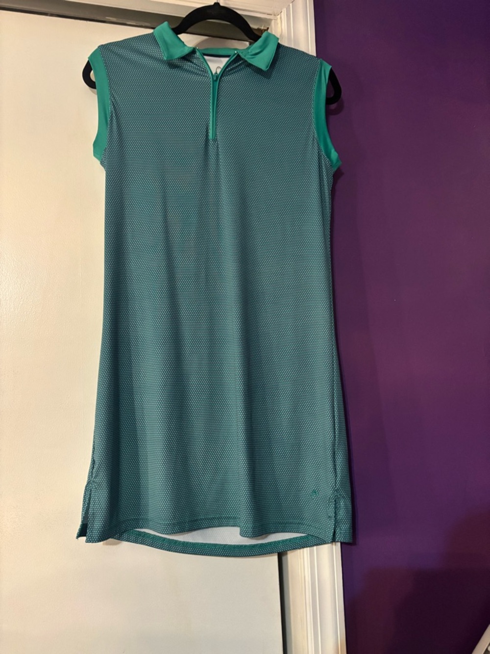 Head Golf Sleeveless Collared Golf Dress in Teal